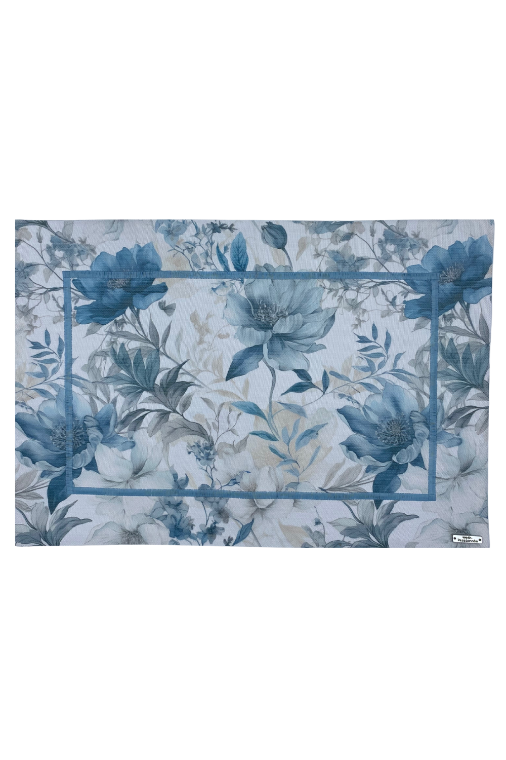 Jogo Americano Flores Azul