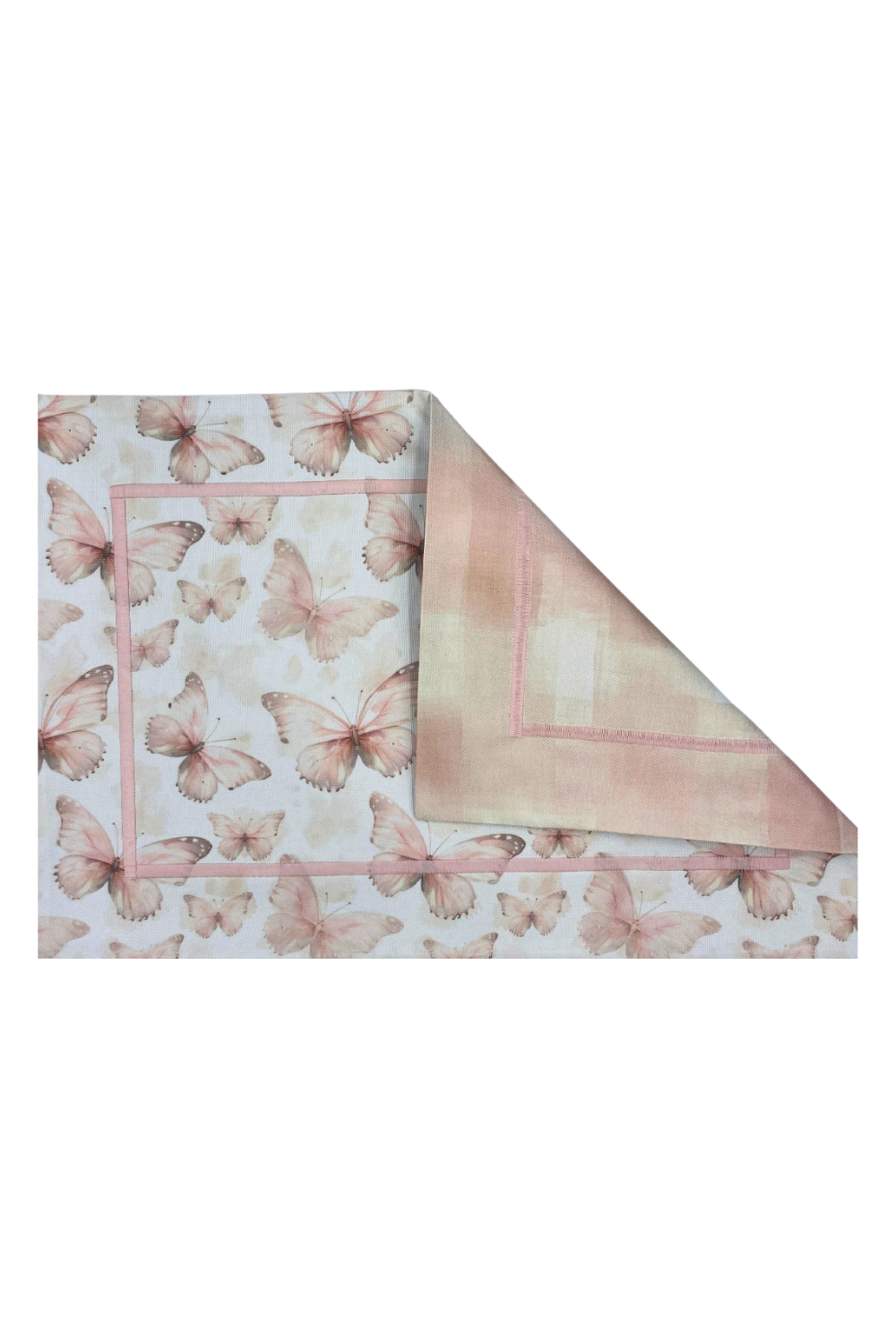 Jogo Americano Borboleta Blush