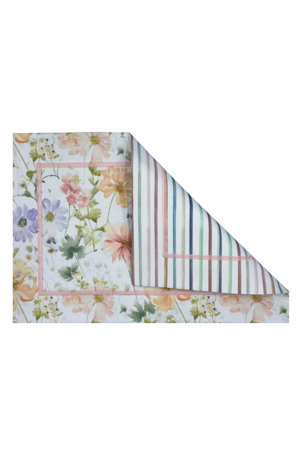 Jogo Americano Aquarela Floral