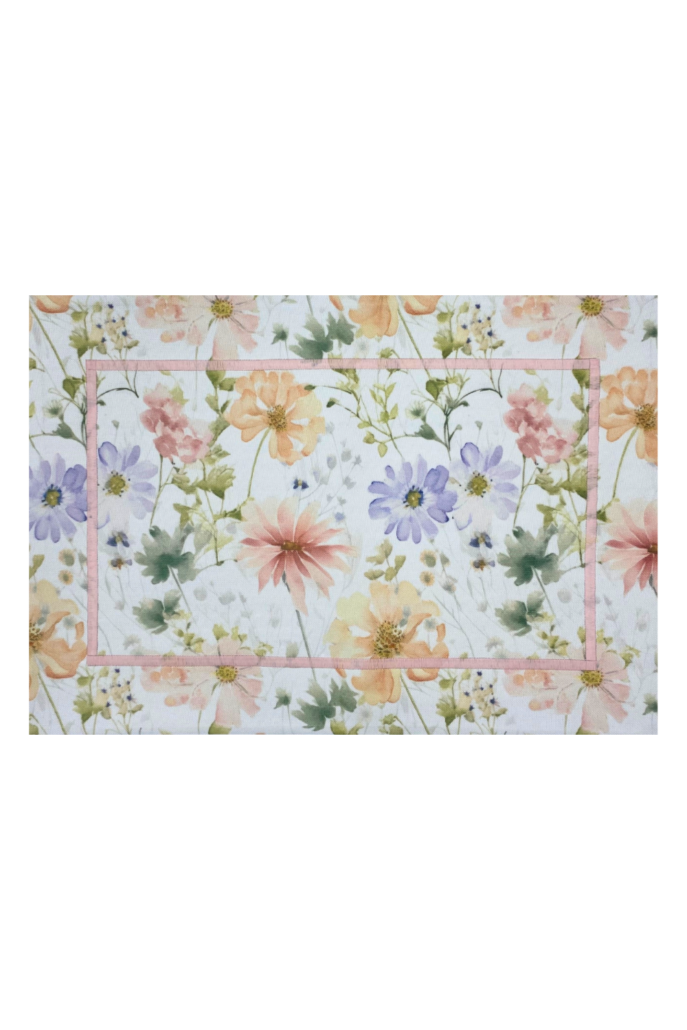 Jogo Americano Aquarela Floral