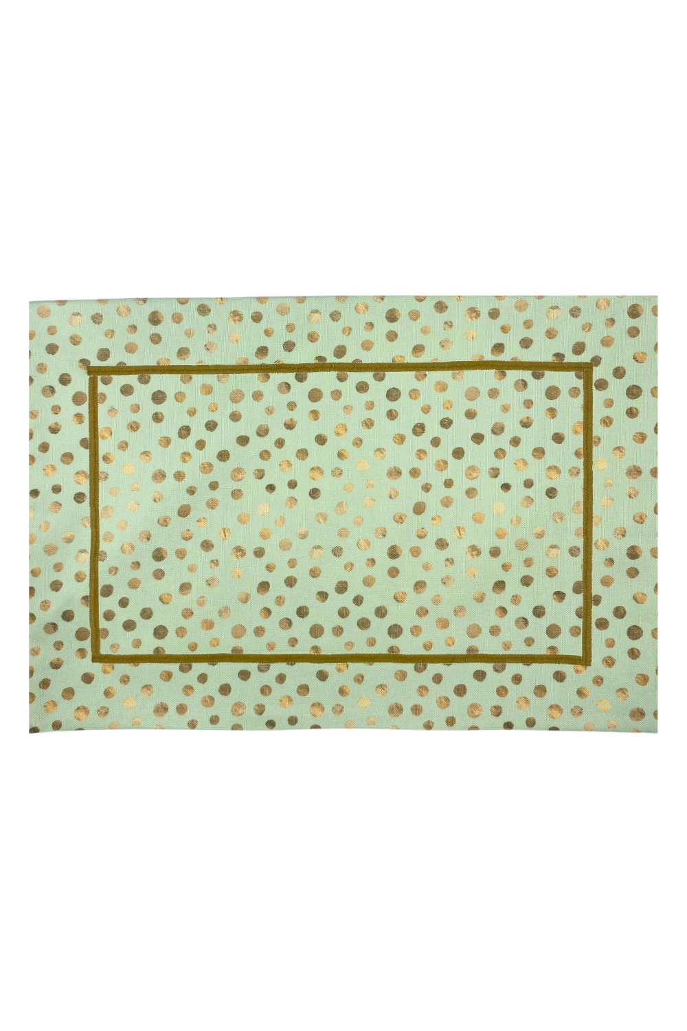 Jogo Americano Menta Dourado