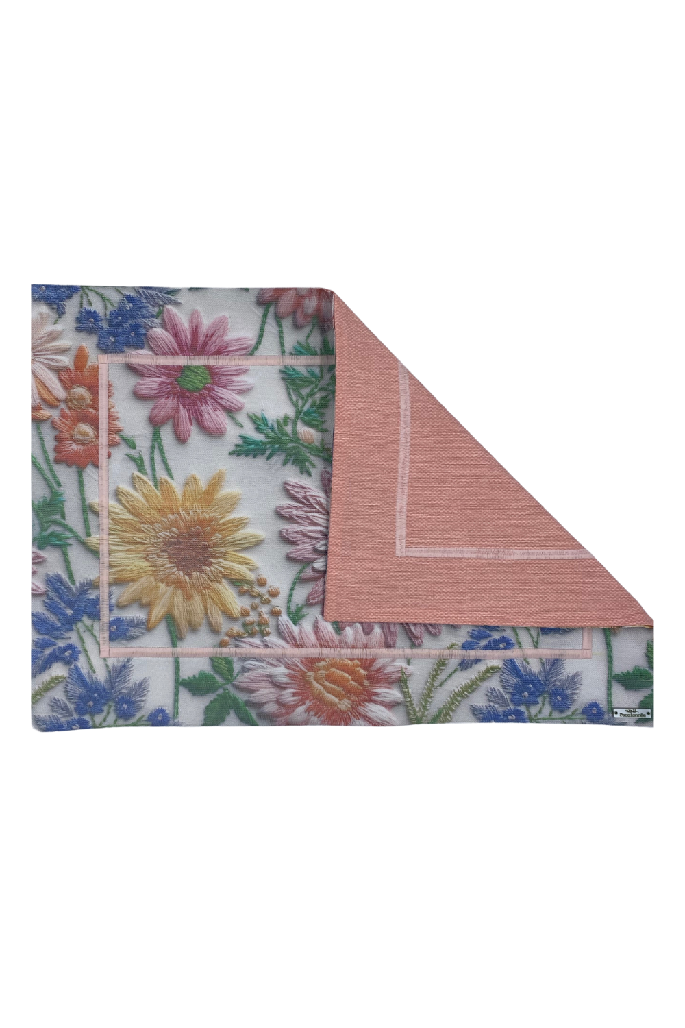 Jogo Americano Bordado Floral