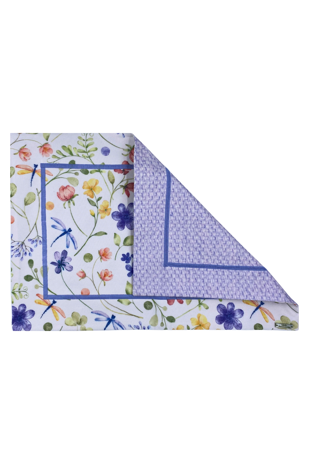 Jogo Americano Mini Flor Azul