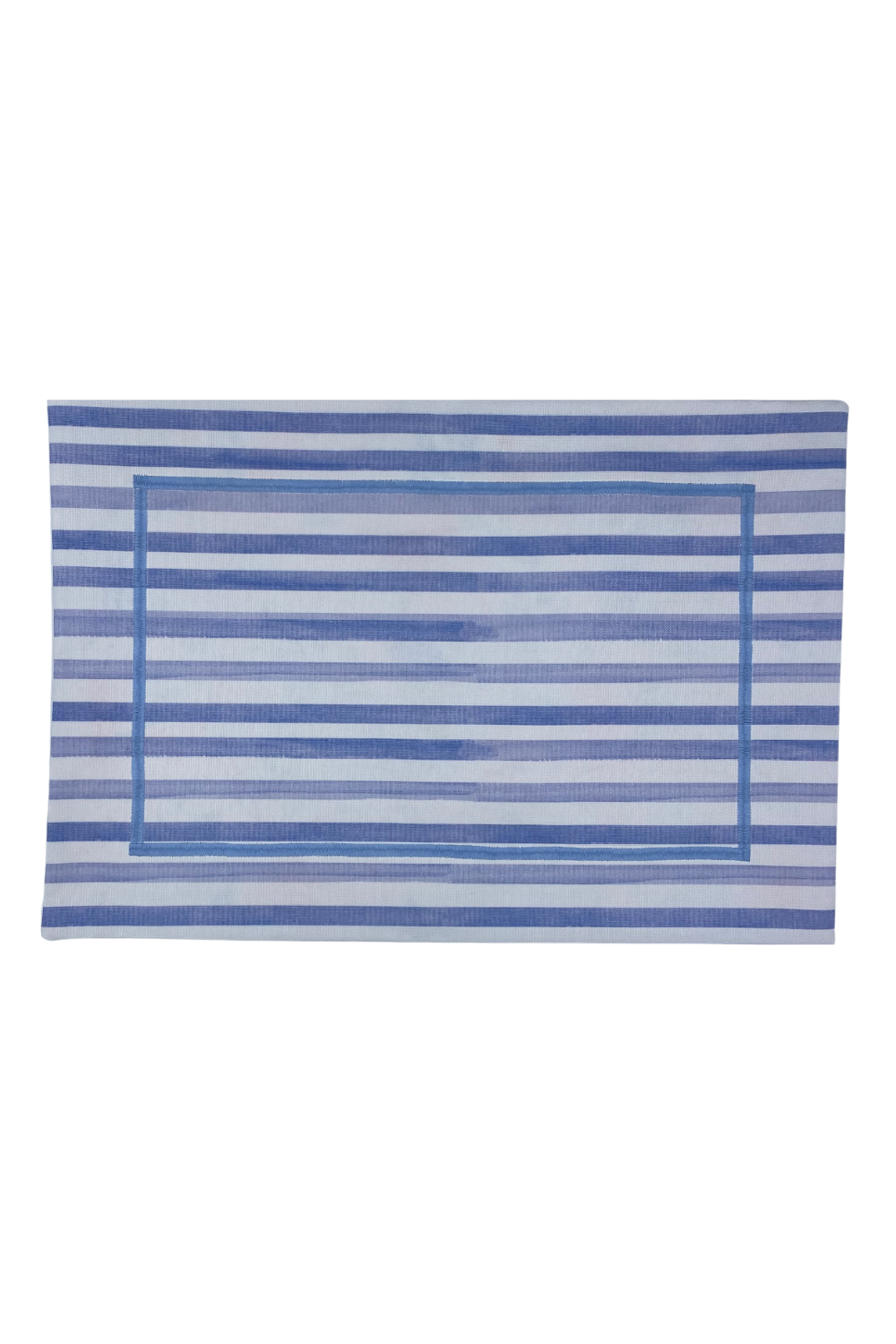 Jogo Americano Mini Folhas Listra Azul