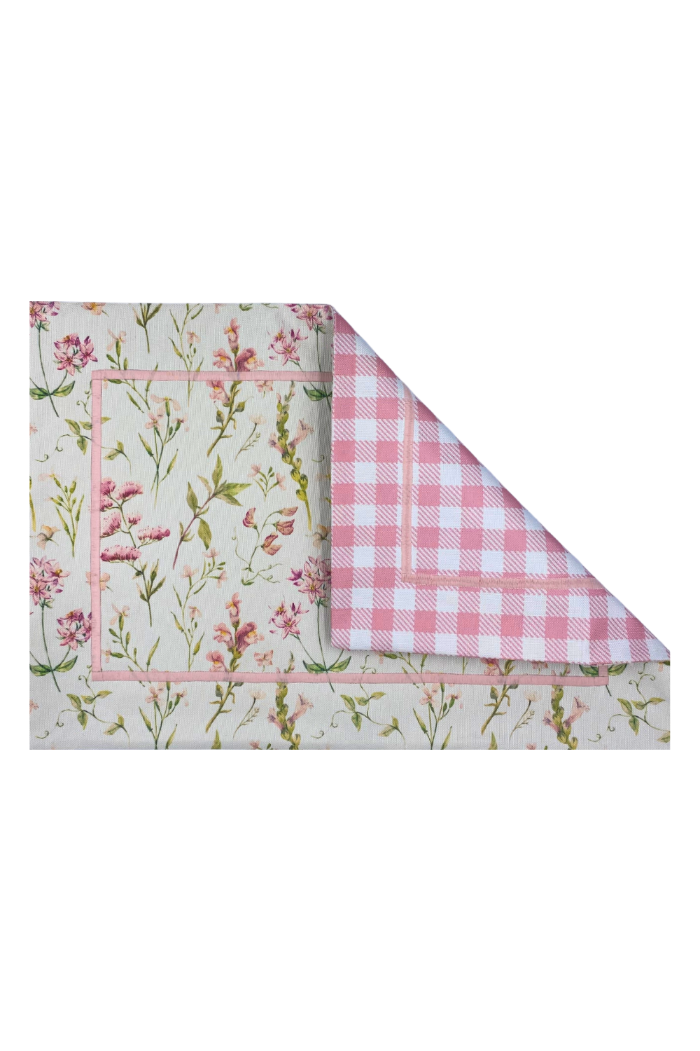 Jogo Americano Mini Flor Rosa