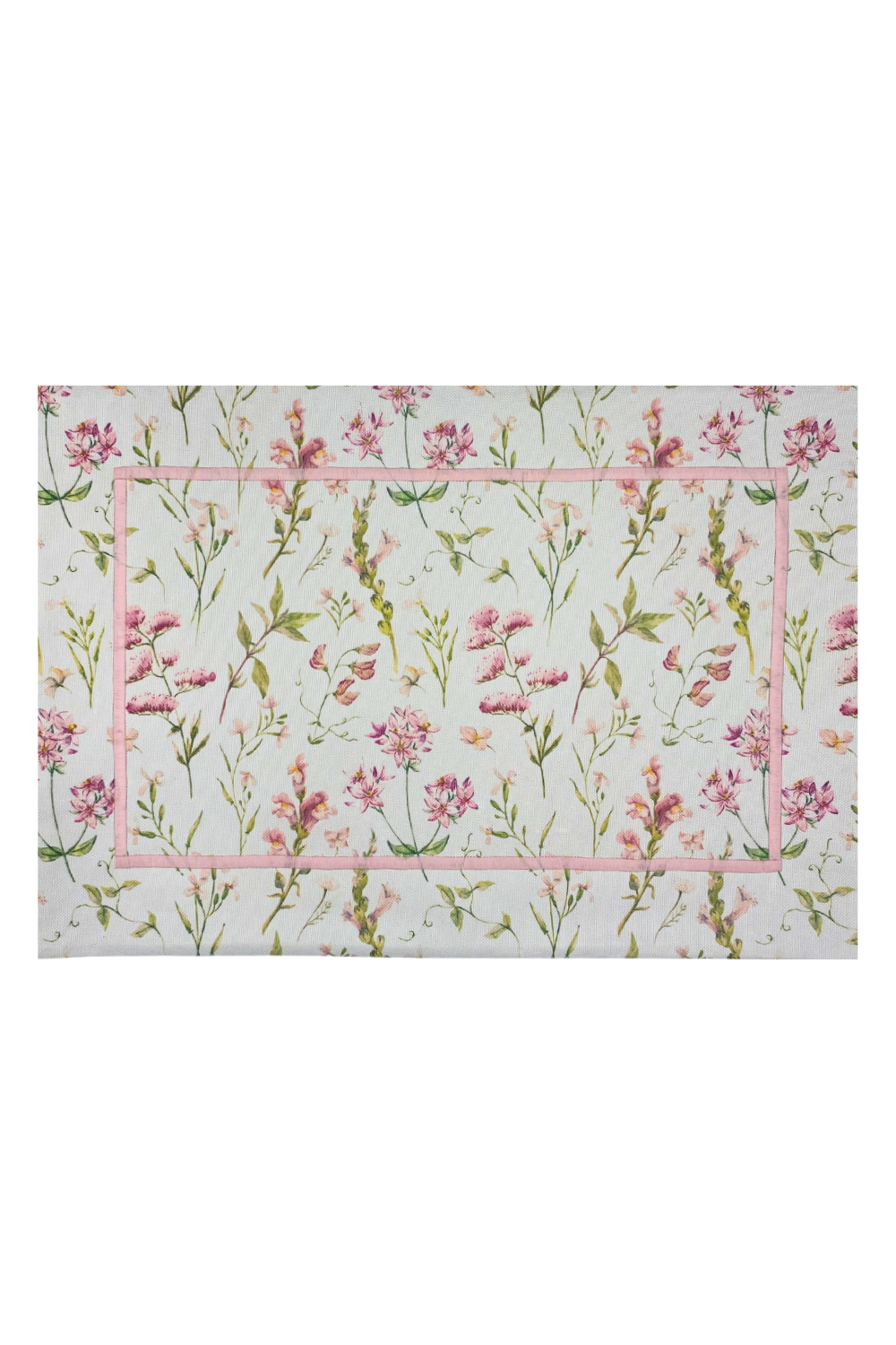 Jogo Americano Mini Flor Rosa