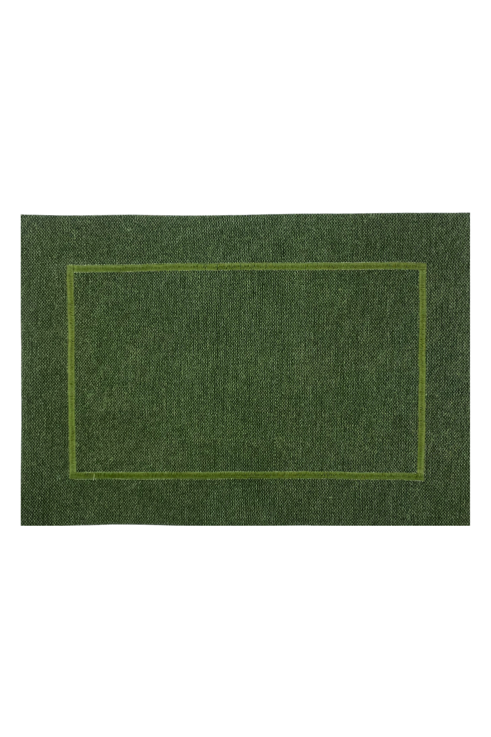 Jogo Americano Floral Verde e Vermelho